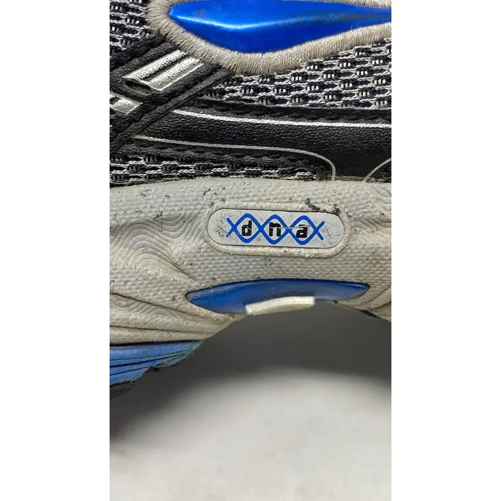 Brooks Adrenaline ASR Mens 10.5 Trail Running Shoes Gray Blue 1101011D460